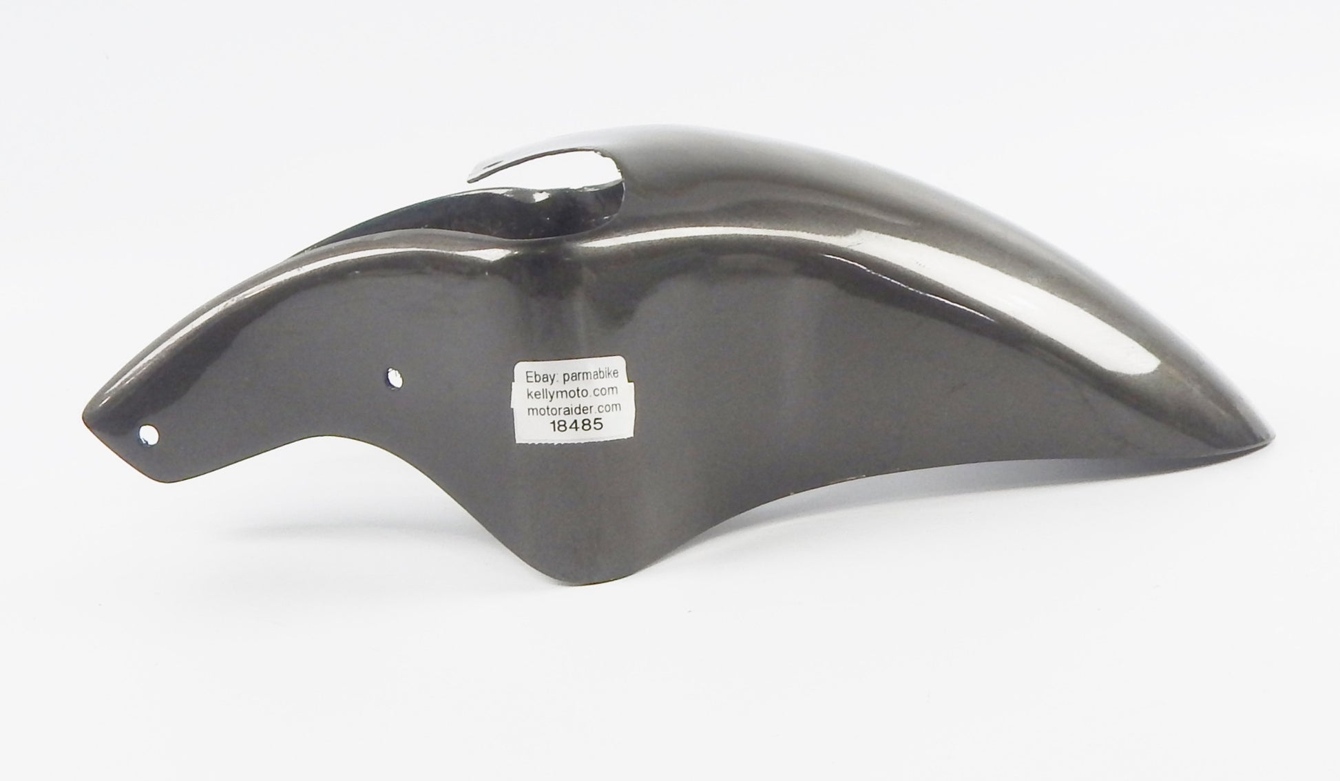 80'S CAGIVA ALAZURRA 65O MUD GUARD FRONT FENDER FIBERGLASS GRAY METALLIC VINTAGE - MotoRaider