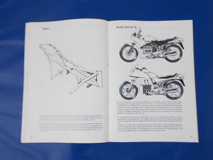 BMW K1 K75/S/RT K100LT/RS DEALER SALES PERSON TECHNICAL INFORMATION BOOK ITALIAN - MotoRaider