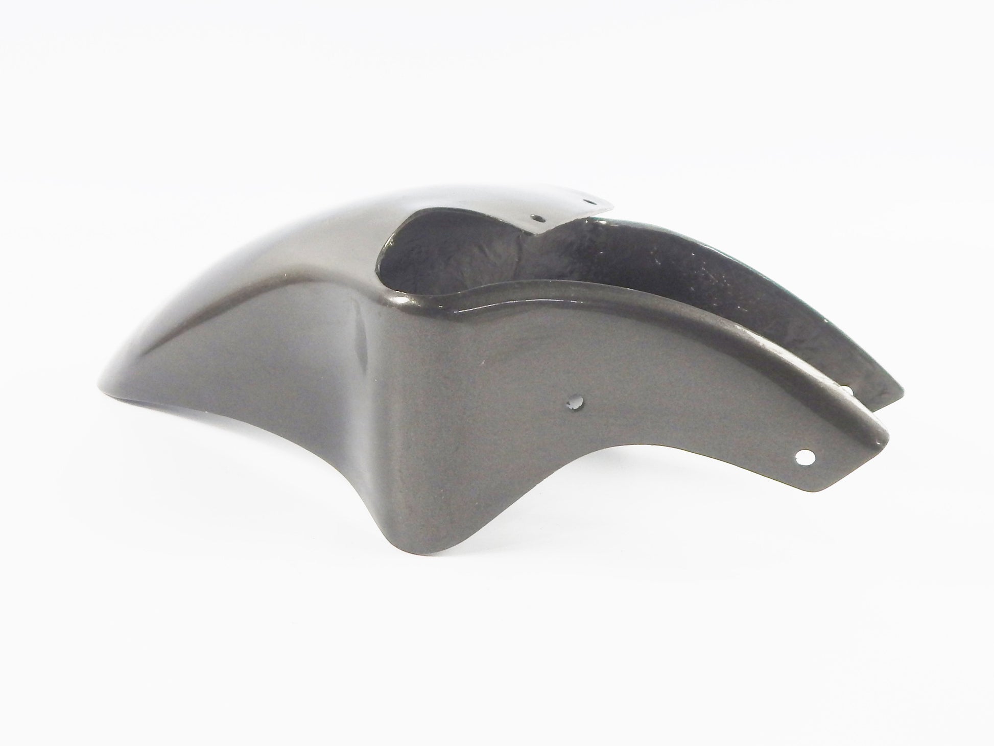 80'S CAGIVA ALAZURRA 65O MUD GUARD FRONT FENDER FIBERGLASS GRAY METALLIC VINTAGE - MotoRaider