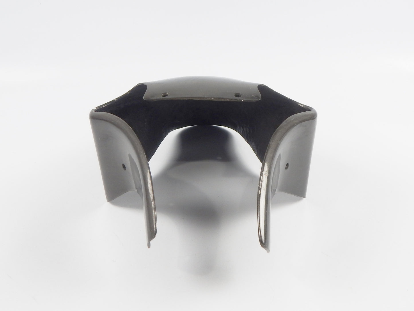 80'S CAGIVA ALAZURRA 65O MUD GUARD FRONT FENDER FIBERGLASS GRAY METALLIC VINTAGE - MotoRaider