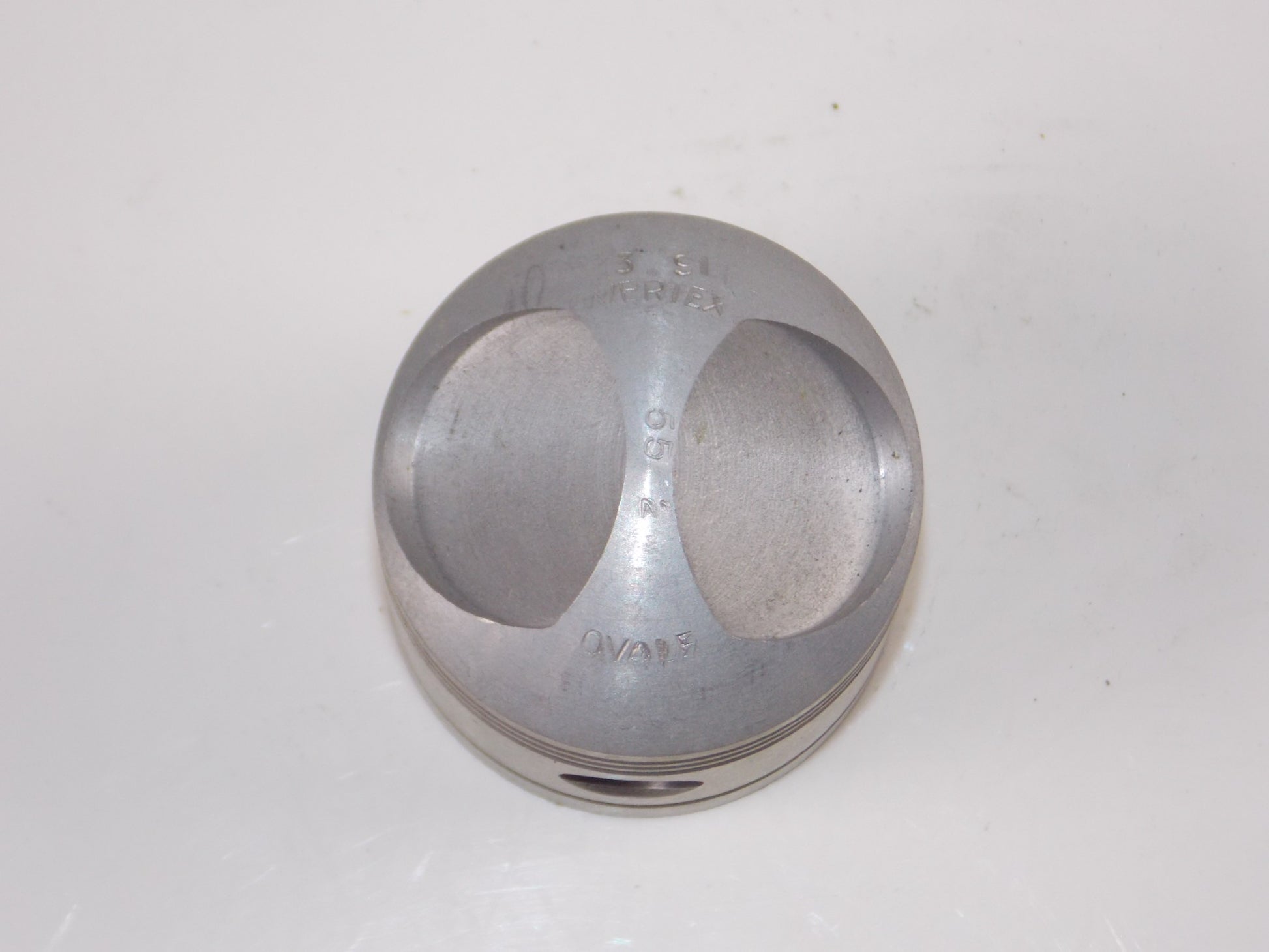 NOS VERTEX 184 PISTON 55.2mm MV 125 SPORT 4-STROKE+CIRCLIPS+15mm PIN+RINGS 16177 - MotoRaider