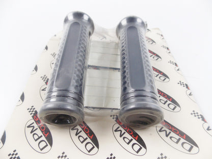 DE PRETTO MOTO HANDLE BAR ALLOY GRIPS BLACK 2007-2009 HONDA SH300  R-0165B - MotoRaider
