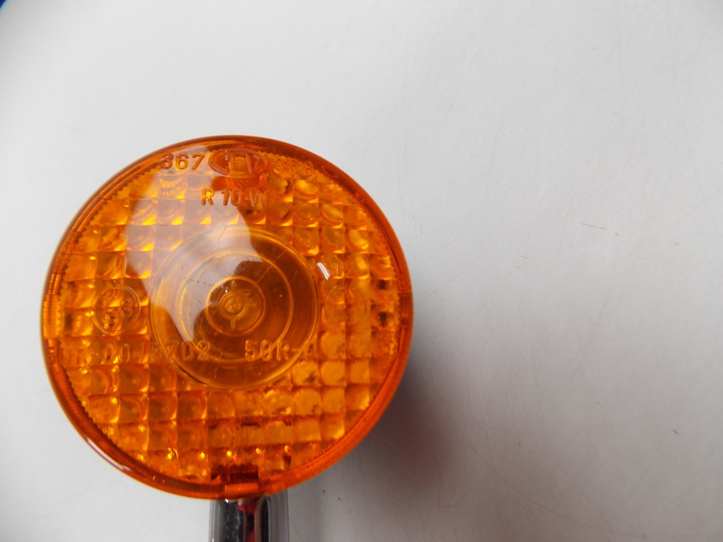 1 PAIR CEV 367/368 SKY CLASSIC 50 CHROME TURN SIGNAL BLINKER FLASHER AMBER - MotoRaider