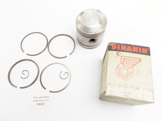 DINAMIN 699 PISTON+RINGS+PIN+CLIPS SET CPL 61.8mm DUCATI 160 4-STRK MONZA JUNIOR - MotoRaider