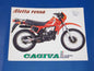 CAGIVA 1980-90 125 ALETTA ROSSA 2 ST ORIGINAL DEALER BROCHURE TECH SPECS ITALY - MotoRaider