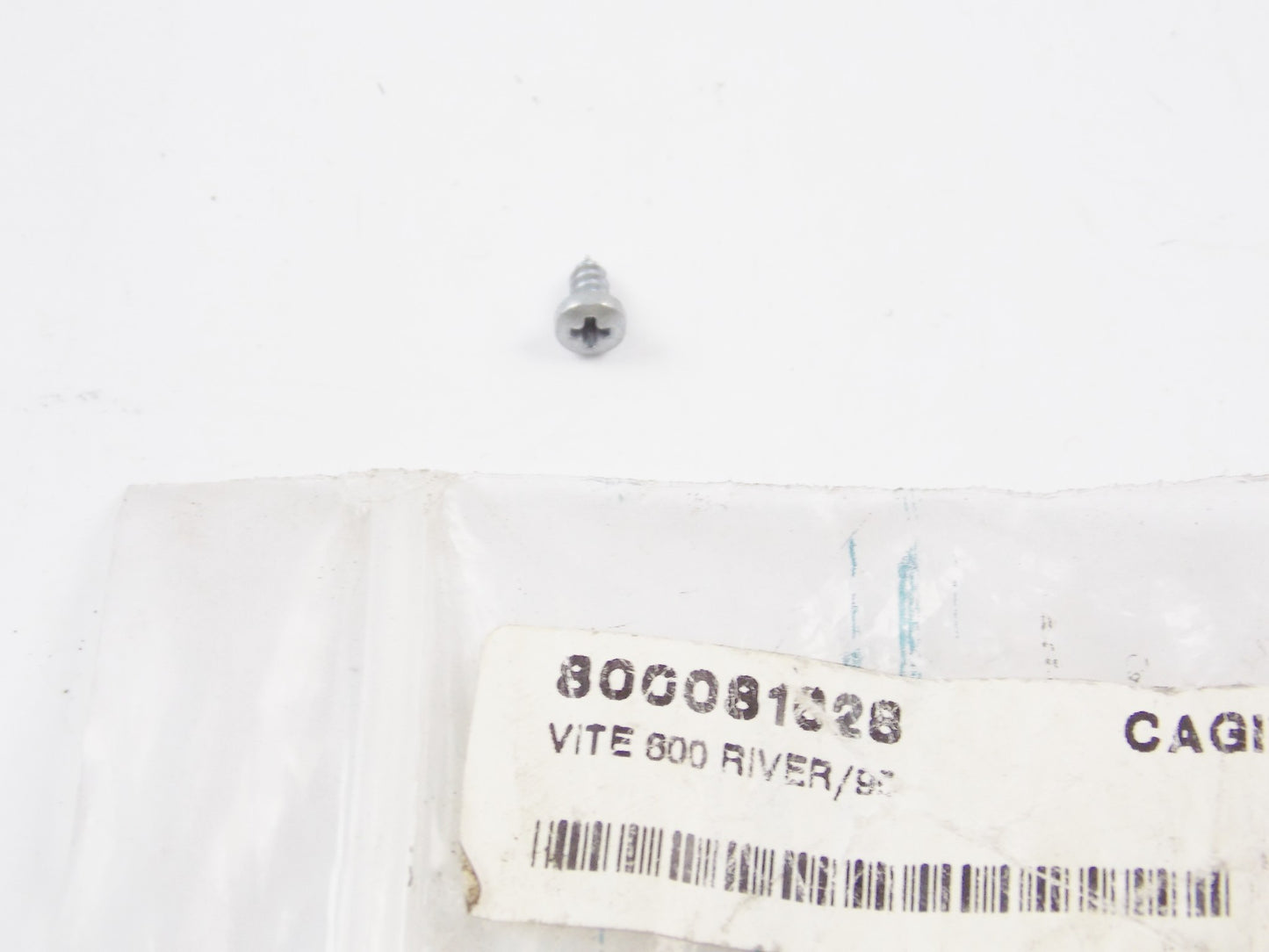 NOS OEM CAGIVA 1995 600 RIVER GAS TANK SCREW 800081628 - MotoRaider