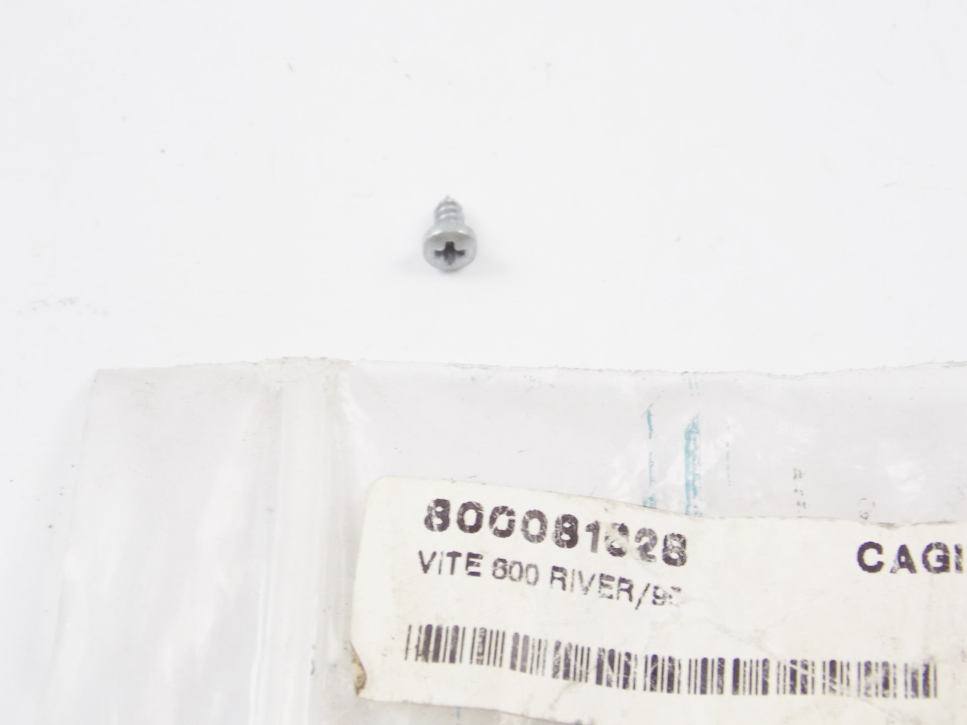 NOS OEM CAGIVA 1995 600 RIVER GAS TANK SCREW 800081628 - MotoRaider