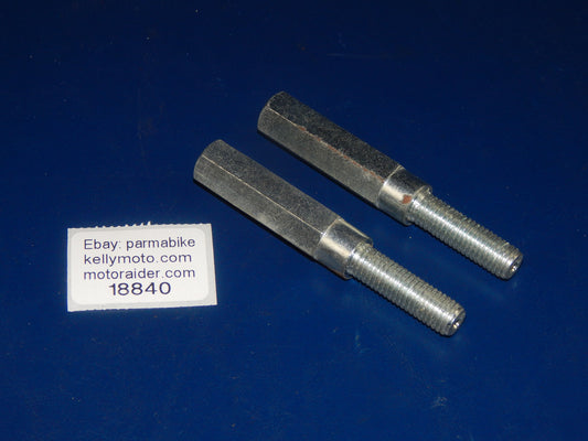 1pr 1970's PENTON KTM 100 125 STEEL TANK SPEEDO DASHBOARD MOUNT BOLTS 1-12.000 - MotoRaider