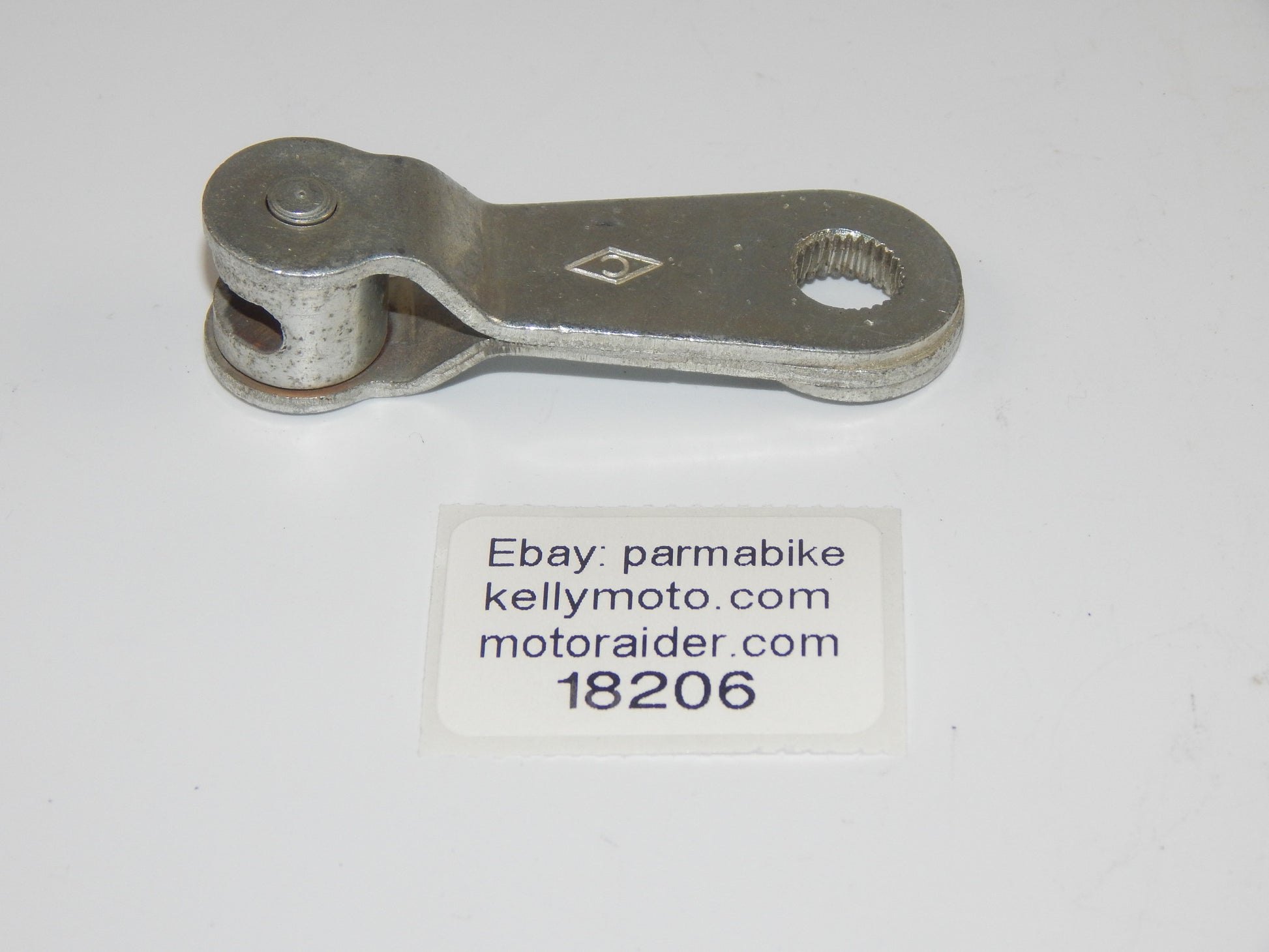 1970's VINTAGE MOTORCYCLE REAR WHEEL BRAKE PLATE LEVER ARM ACTUATOR - MotoRaider