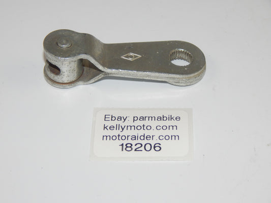 1970's VINTAGE MOTORCYCLE REAR WHEEL BRAKE PLATE LEVER ARM ACTUATOR - MotoRaider