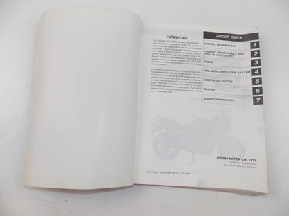 10/1988 SERVICE MANUAL CATALOG BOOK SUZUKI GSX750F ENGLISH 99500-37060-01E - MotoRaider