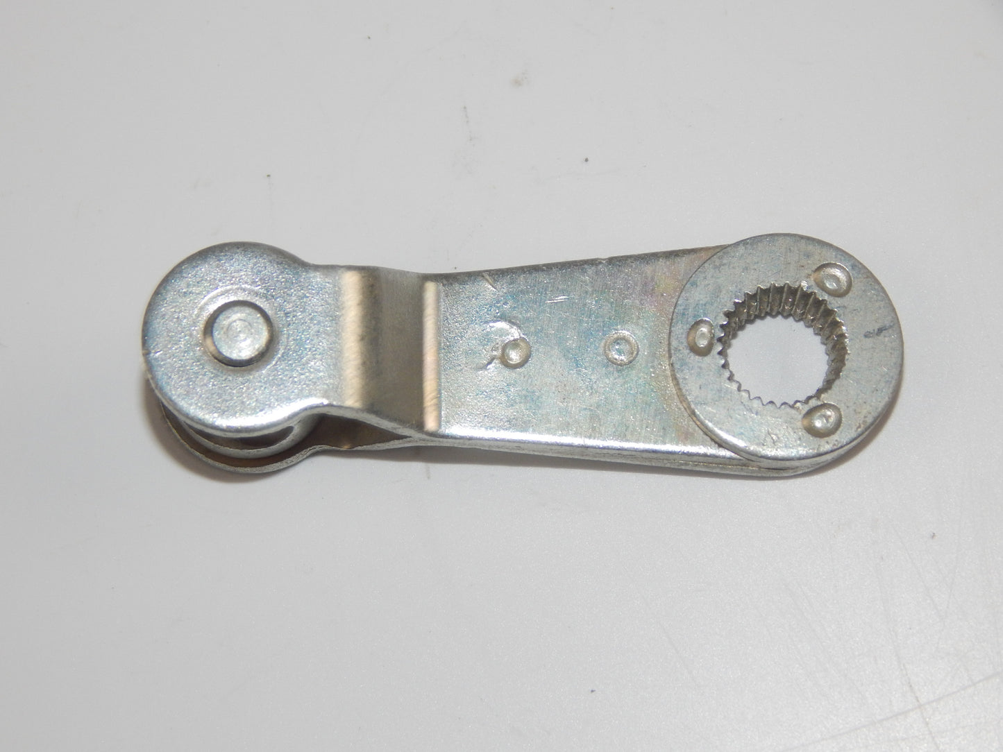 1970's VINTAGE MOTORCYCLE REAR WHEEL BRAKE PLATE LEVER ARM ACTUATOR - MotoRaider