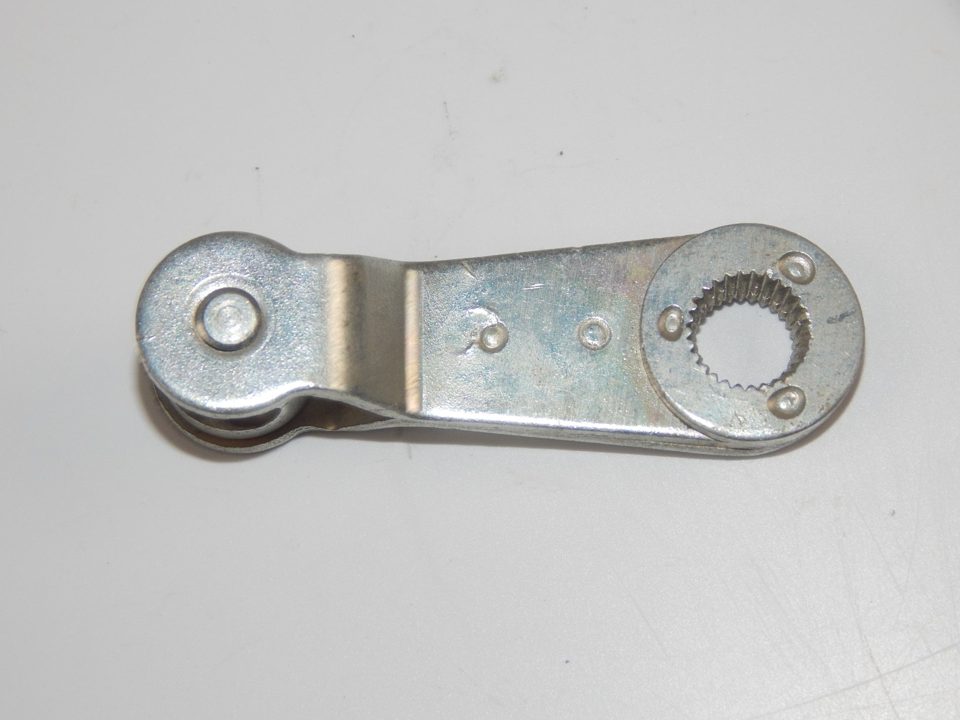 1970's VINTAGE MOTORCYCLE REAR WHEEL BRAKE PLATE LEVER ARM ACTUATOR - MotoRaider