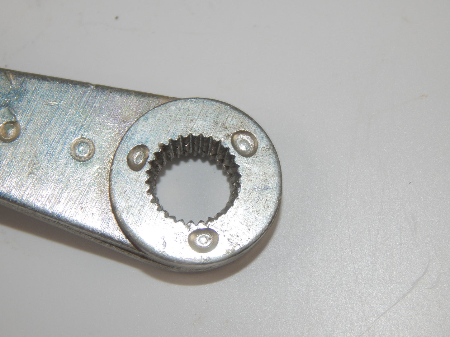 1970's VINTAGE MOTORCYCLE REAR WHEEL BRAKE PLATE LEVER ARM ACTUATOR - MotoRaider