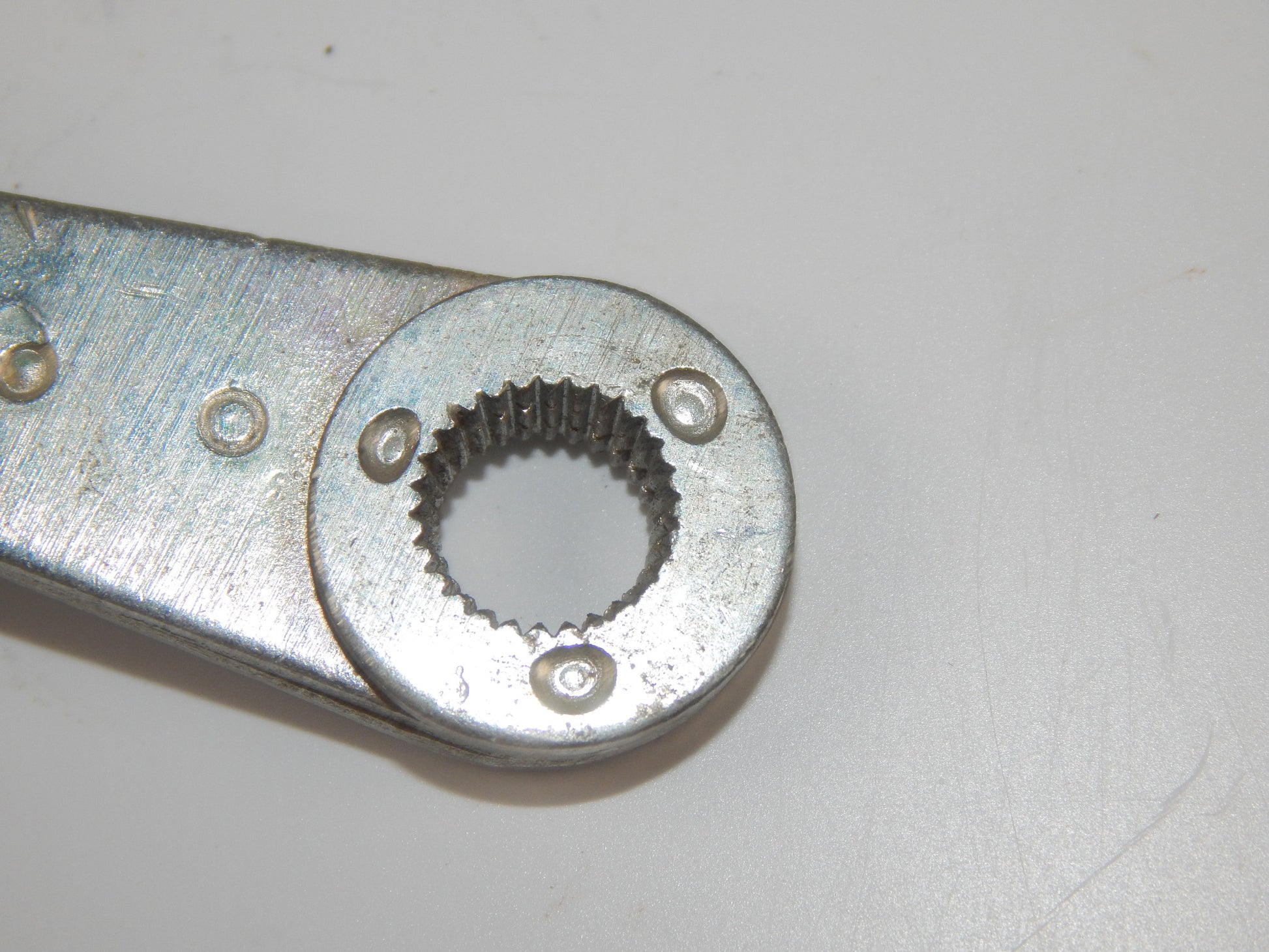 1970's VINTAGE MOTORCYCLE REAR WHEEL BRAKE PLATE LEVER ARM ACTUATOR - MotoRaider