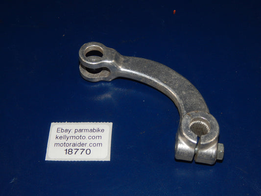 NOS 1977 SACHS HERCULES DKW GS 125 1756 REAR WHEEL BRAKE PLATE LEVER ACTUATOR - MotoRaider