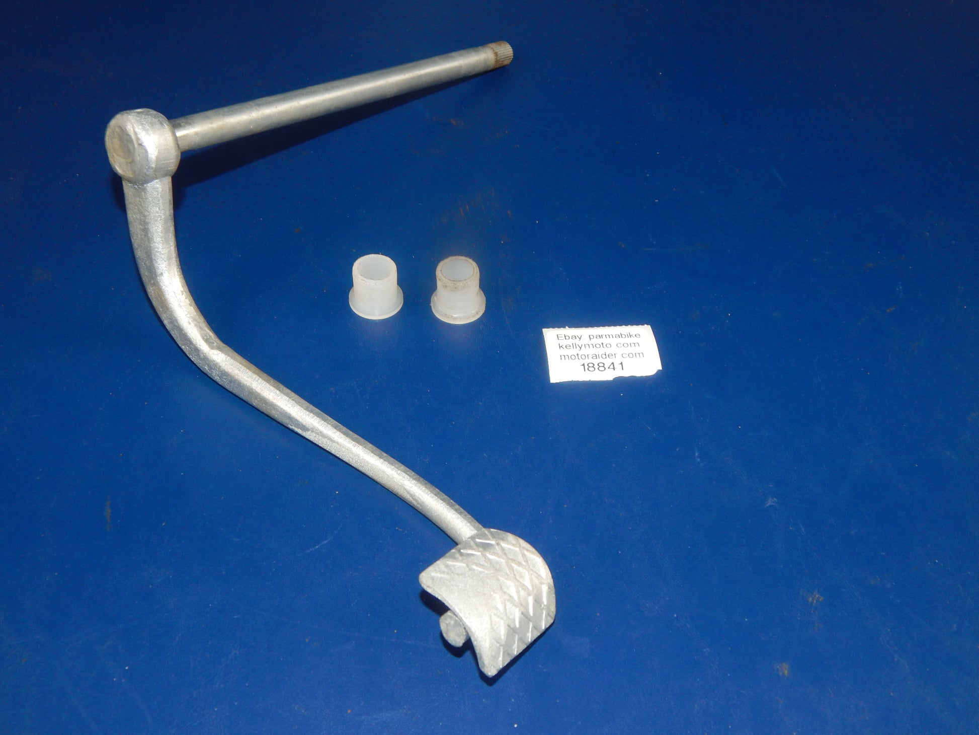 1970's PENTON KTM 100 125 REAR WHEEL BRAKE LEVER PEDAL + NYLON BUSHING VINTAGE - MotoRaider