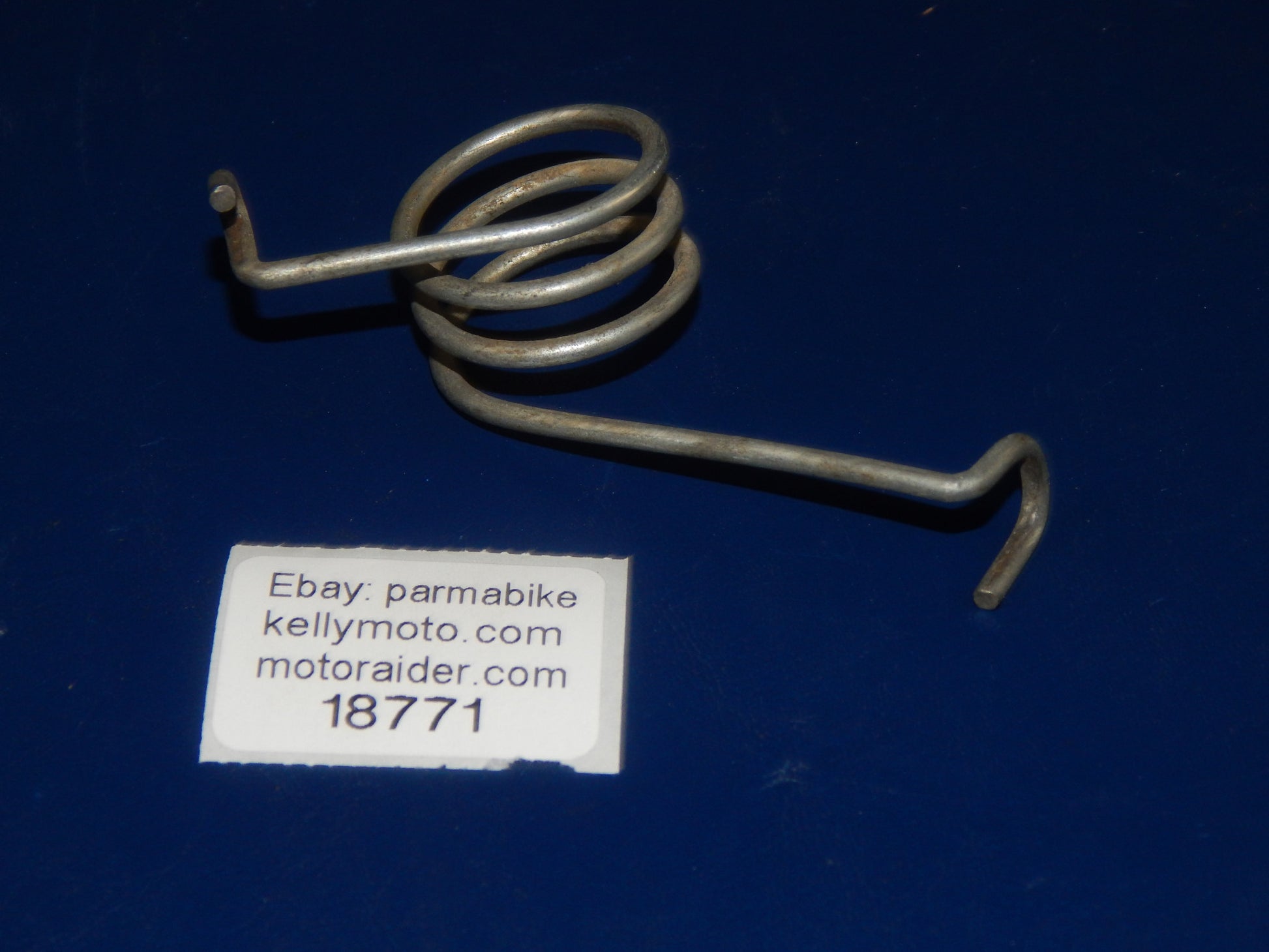 1977 SACHS HERCULES DKW GS 125 1756 REAR WHEEL BRAKE PLATE LEVER ACTUATOR SPRING - MotoRaider