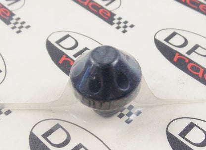 DE PRETTO UNIVERSAL MIRROR THREAD BOLT COVER (M10X1.25 RIGHT) BLACK ALLOY X-044 - MotoRaider