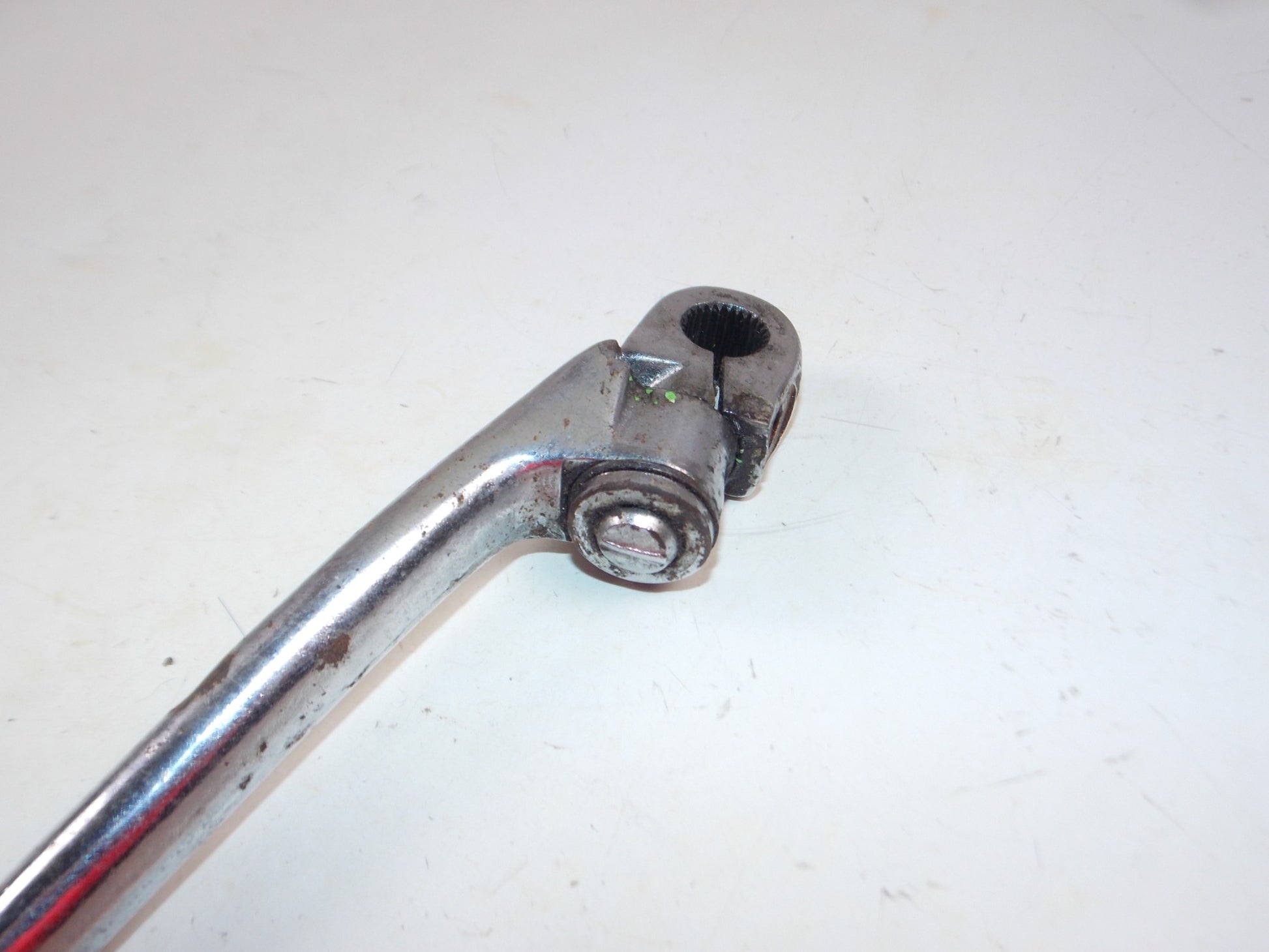 ENGINE MOTOR KICK STARTER LEVER PEDAL L=180mm SPLINE D=14mm RIGHT SWIVEL VINTAGE - MotoRaider