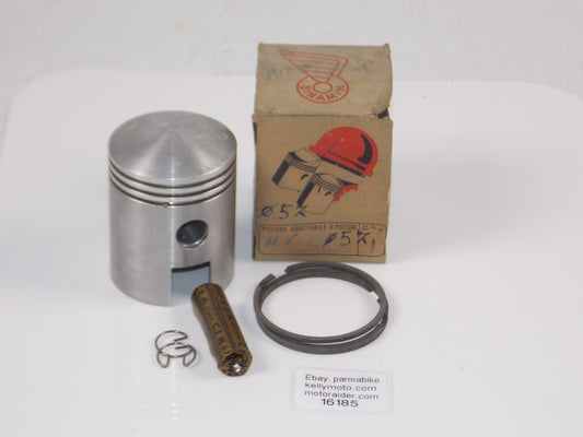 NOS DINAMIN 015 PISTON 57 MM MV 125  SPORT+CIRCLIPS+15MM PIN+RINGS #16185 - MotoRaider