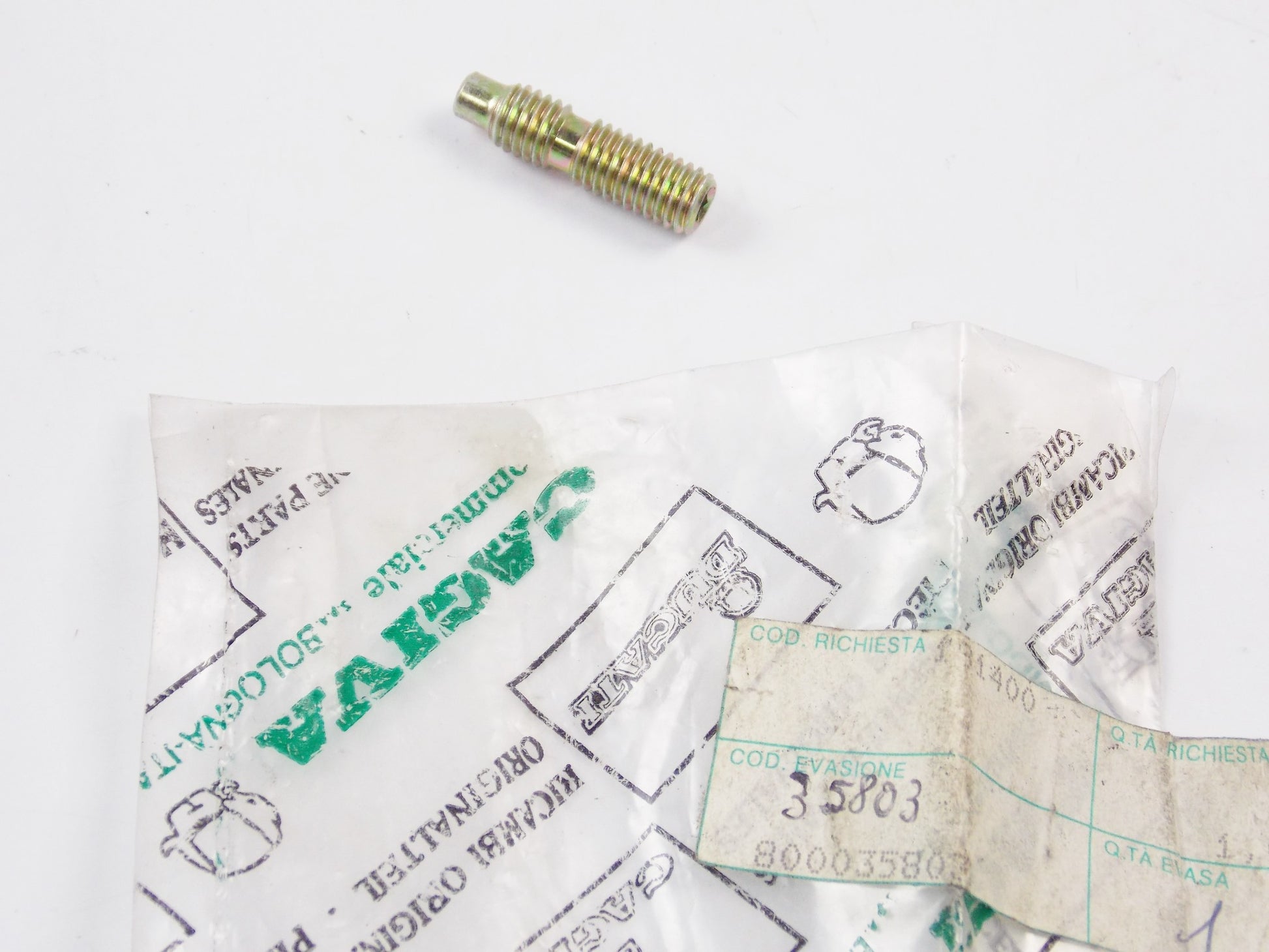 NOS OEM CAGIVA DUCATI SET SCREW BOLT m8 X 30 800035803 - MotoRaider