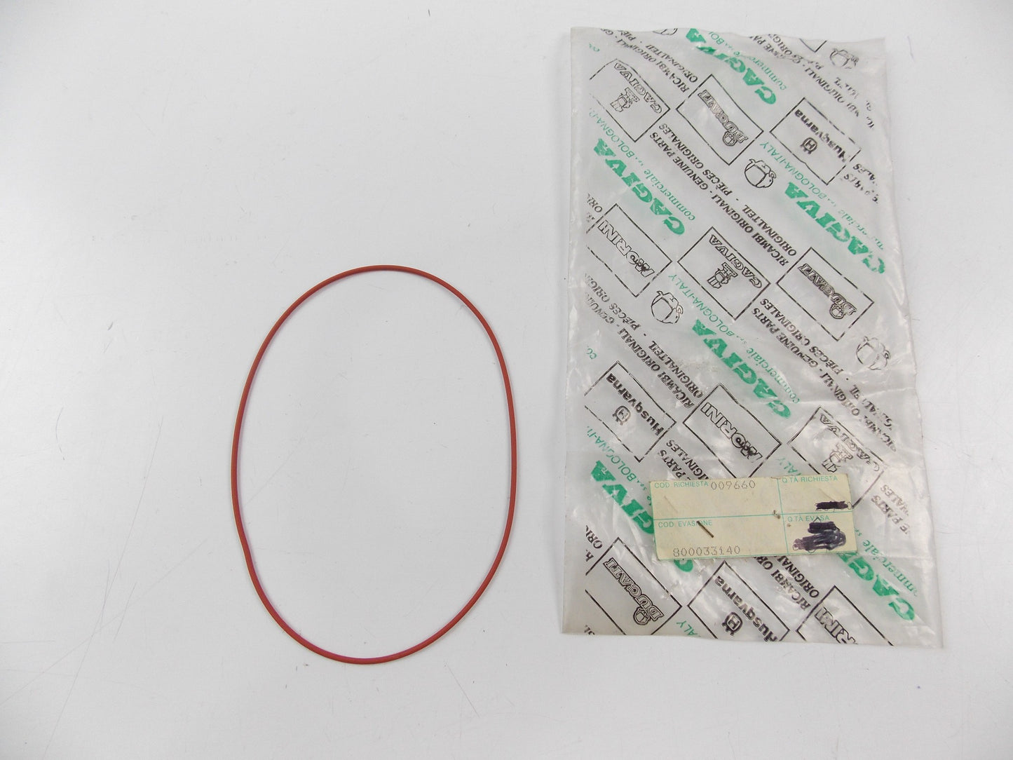 NOS OEM CAGIVA WMX 125/3 CYLINDER HEAD O-RING GASKET 800033140 - MotoRaider