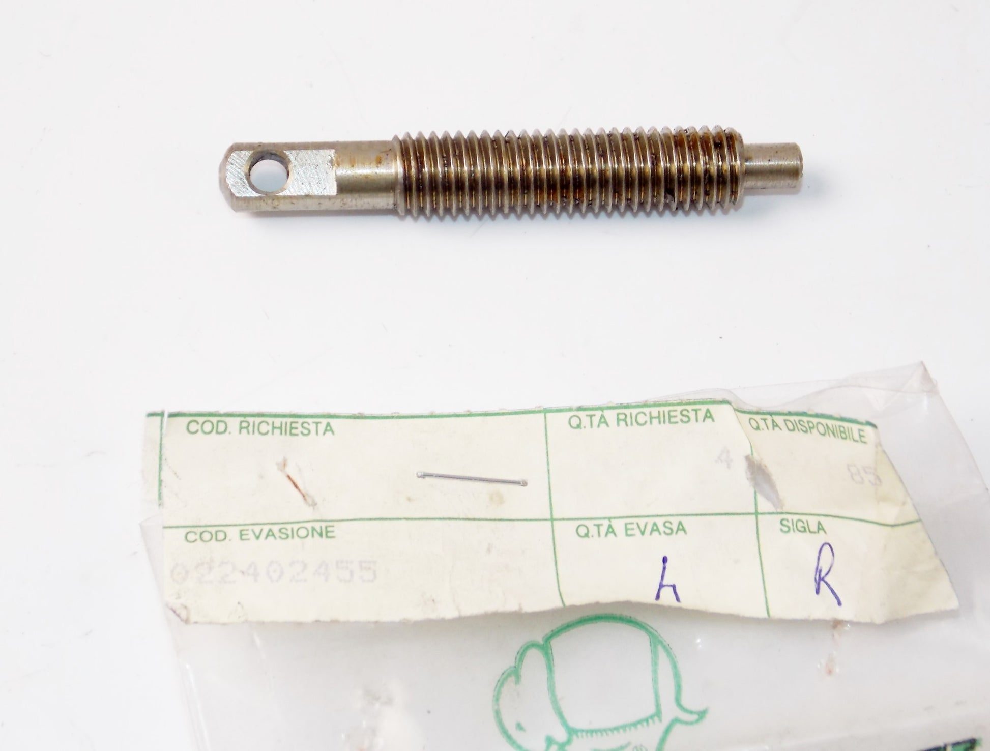 NOS OEM DUCATI THREADED PIN 022402455 | 0224 02 455 | 0224.02.455 - MotoRaider
