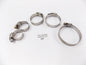 5 HOSE CLAMP PERFORATED BAND HI-TORQUE ATV SNOWMOBILE MOTORCYCLES AUTOMOTIVE - MotoRaider
