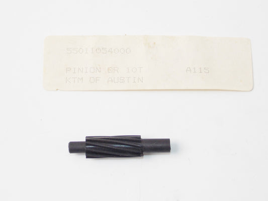 NOS OEM KTM SPEEDOMETER DRIVE GEAR 10 T 55011054000 | 550 11 054 000 - MotoRaider