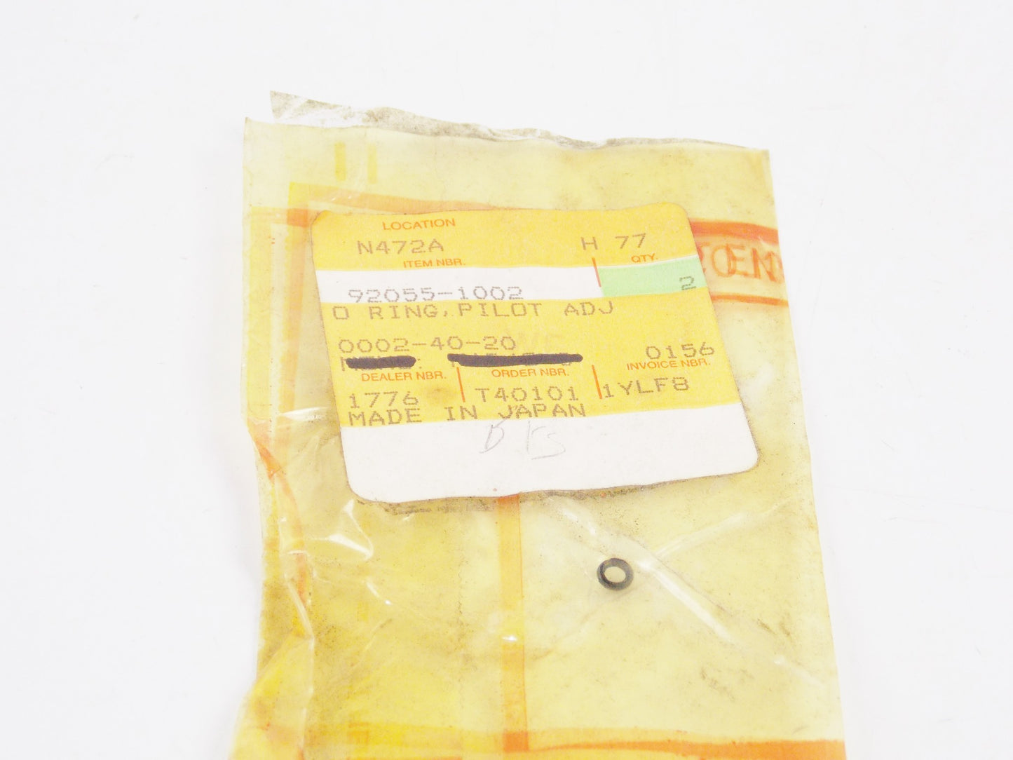 NOS KAWASAKI O RING 1974-2008 KX250/KX252 1987-1988 ZX550 92055-1002 - MotoRaider