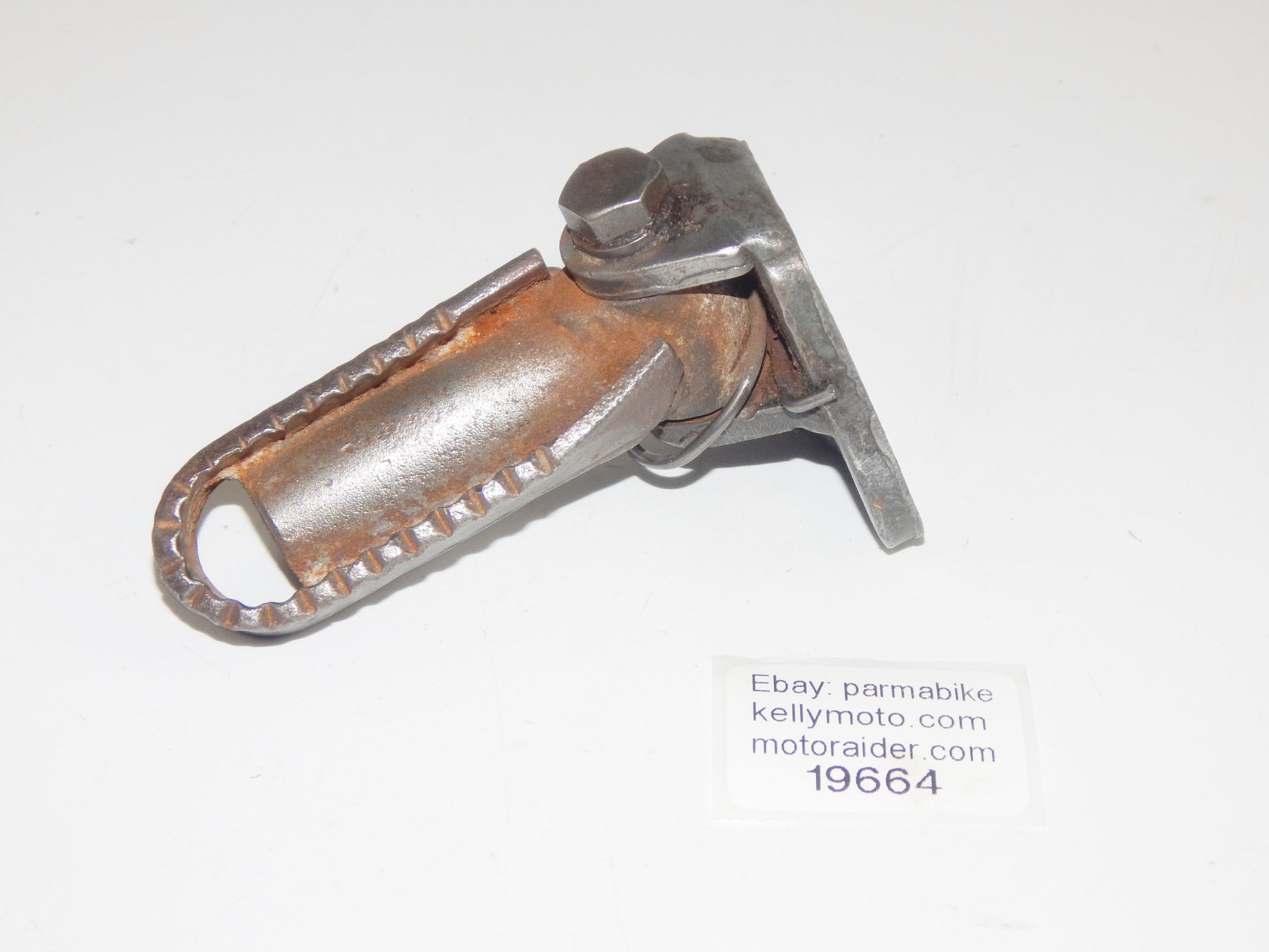1970's VINTAGE MOTORCYCLE LEFT SIDE FOOT PEG STAND PEG MAICO HERCULES DKW - MotoRaider