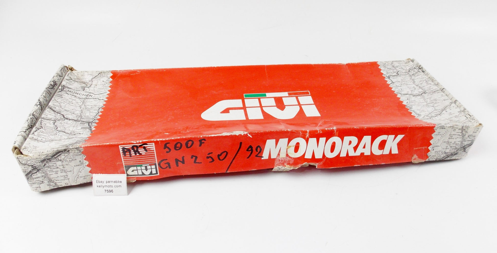 NOS GIVI SUZUKI 1992 GN 250 LUGGAGE PLATE MOUNTING RACK KIT ART # 500F - MotoRaider