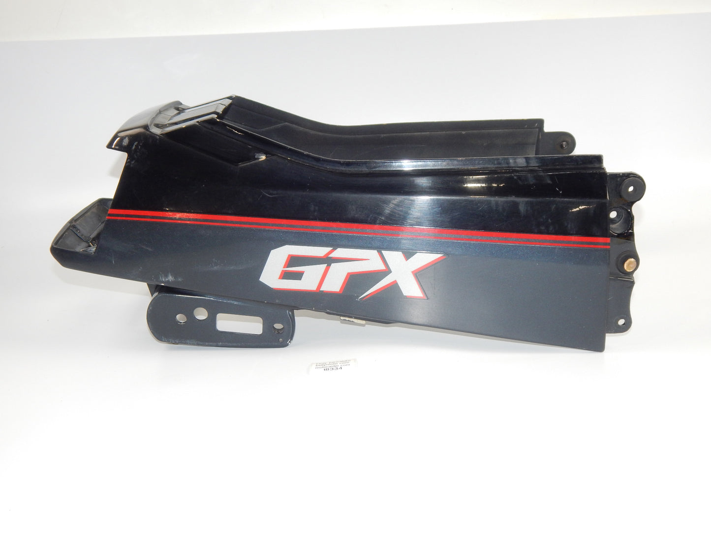 1986 KAWASAKI GPX 750 CHASSIS REAR TAIL SECTION FAIRING COWLING BLACK GREY - MotoRaider