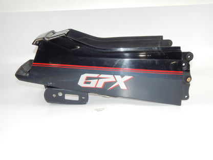 1986 KAWASAKI GPX 750 CHASSIS REAR TAIL SECTION FAIRING COWLING BLACK GREY - MotoRaider