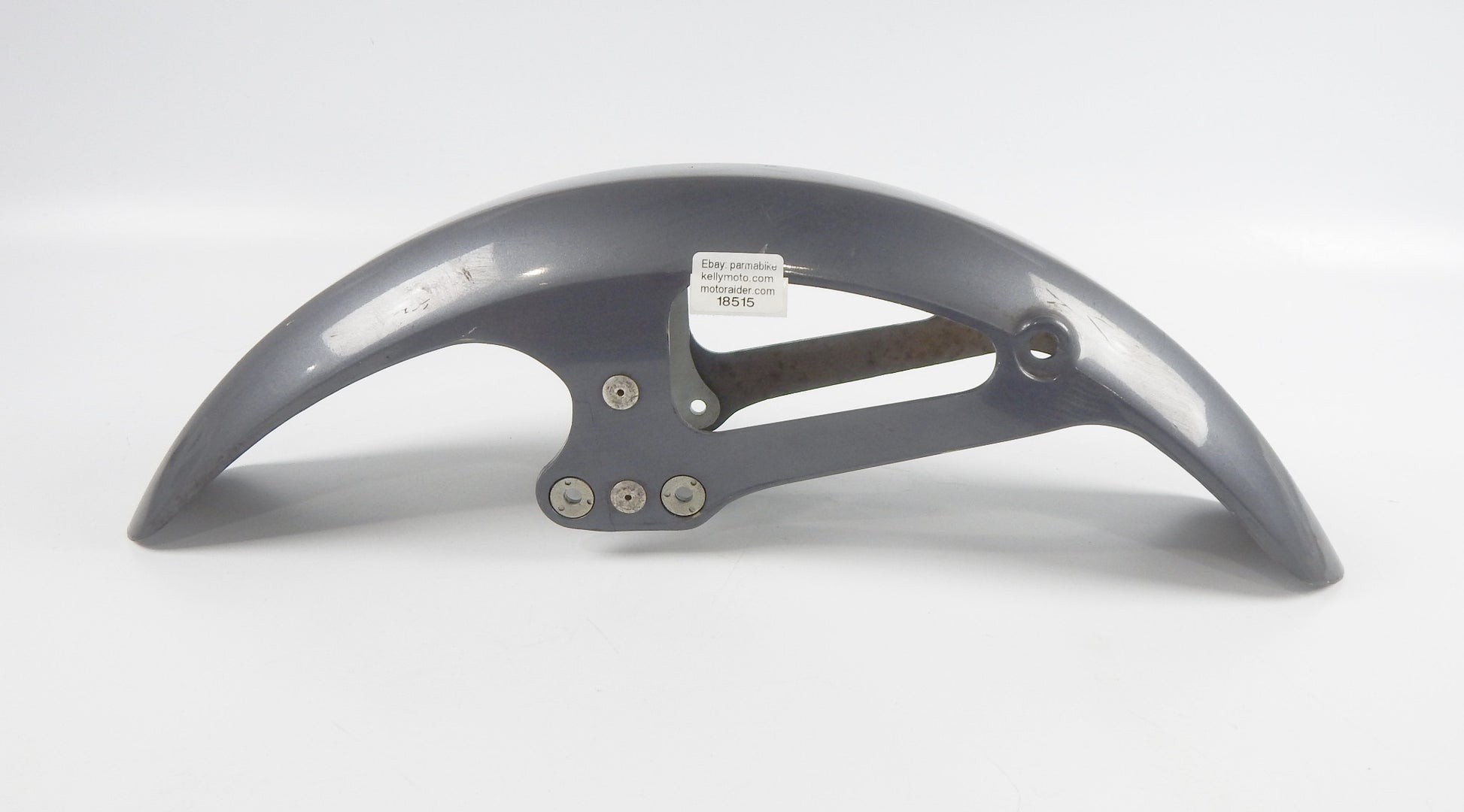 VINTAGE FRONT FENDER MUD GUARD GRAY L=29" W=5" YAMAHA XV XJ DUCATI CAGIVA MORINI - MotoRaider