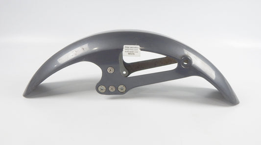 VINTAGE FRONT FENDER MUD GUARD GRAY L=29" W=5" YAMAHA XV XJ DUCATI CAGIVA MORINI - MotoRaider
