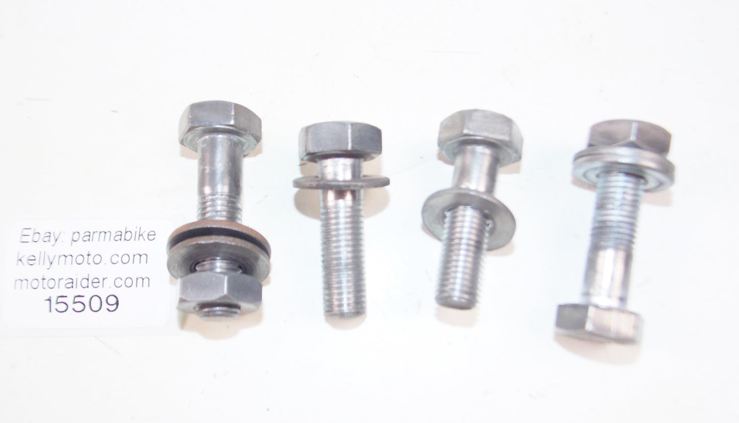 1972  MORINI CORSARO 125 REAR SHOCK ABSORBER BOLTS NUTS HARDWARE MOUNT - MotoRaider