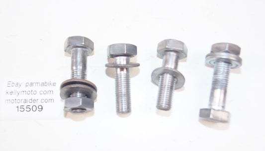 1972  MORINI CORSARO 125 REAR SHOCK ABSORBER BOLTS NUTS HARDWARE MOUNT - MotoRaider
