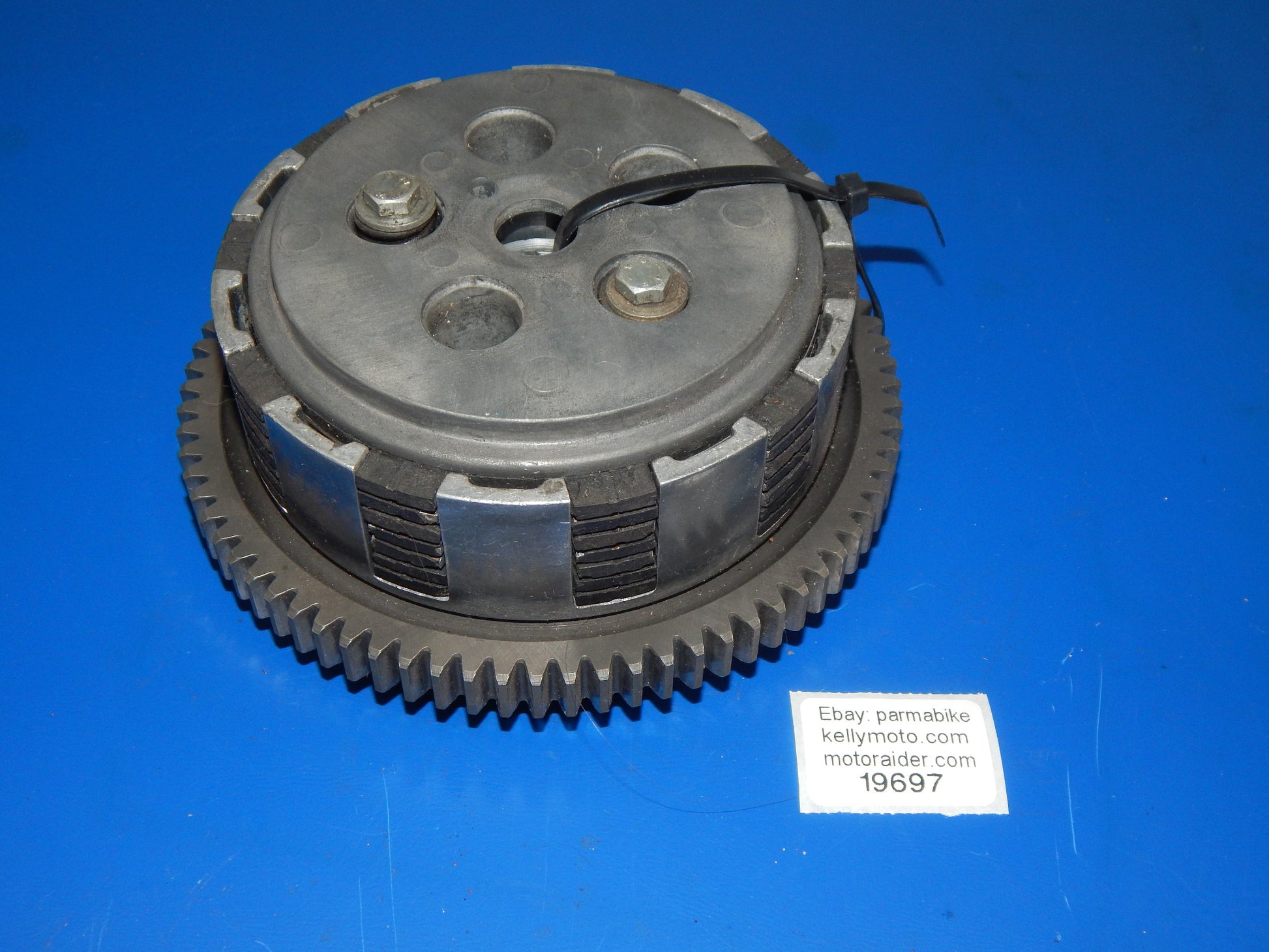1980's HUSQVARNA MOTOR ENGINE CLUTCH DISC PLATE  BASKET SPRING VINTAGE - MotoRaider