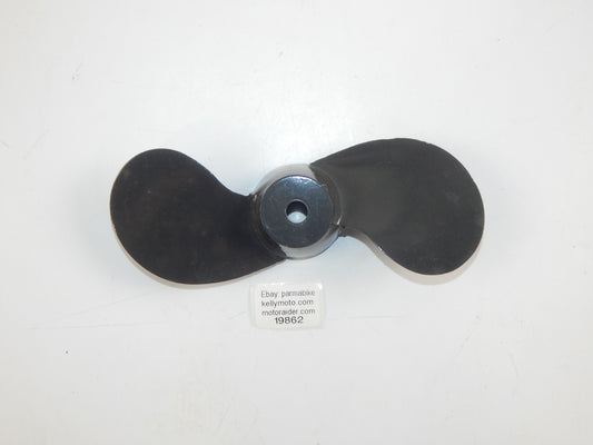 VINTAGE ALLOY PROPELLER 2 BLADE BOAT MOTOR W=8" HOLE D=12 mm DUCATI EVINRUDE - MotoRaider