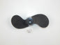 VINTAGE ALLOY PROPELLER 2 BLADE BOAT MOTOR W=8" HOLE D=12 mm DUCATI EVINRUDE - MotoRaider