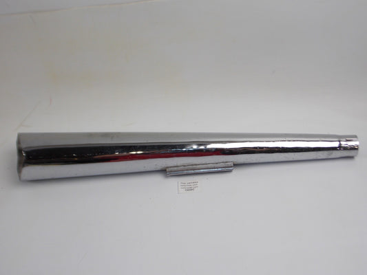 1980's BUSSO DECIBEL CHROME EXHAUST MUFFLER PIPE L=640mm INLET ID=38mm VINTAGE - MotoRaider