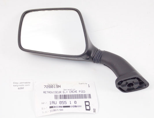 NOS PEUGEOT 1991 SV GEO 50/SV 50J LEFT REAR VIEW MIRROR 728019N - MotoRaider