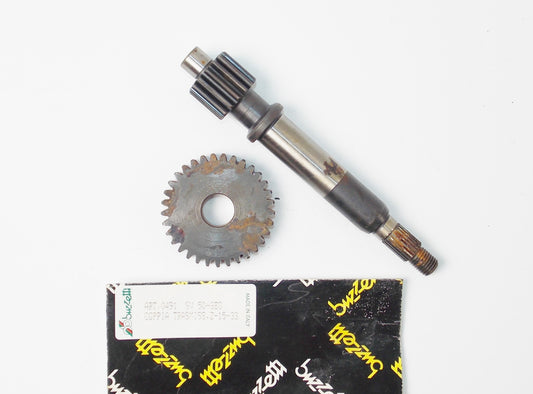 NOS BUZZETTI ART. 0491 TRANSMISSION GEAR SHAFT Z-15-33 SCOOTER PEUGEOT SV50-GEO - MotoRaider