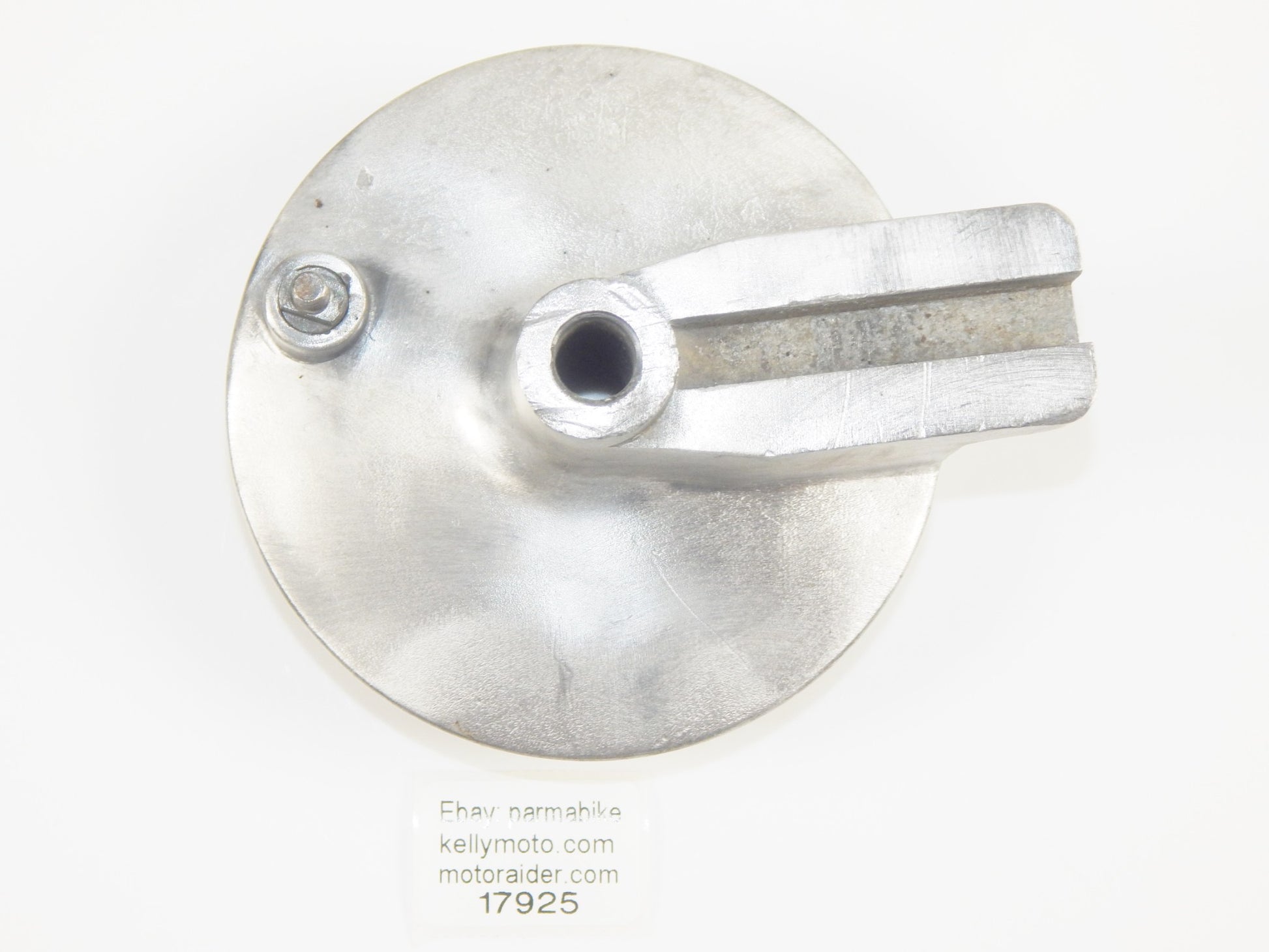 VINTAGE MOPED MOTORCYCLE REAR WHEEL BRAKE SHOES HUB OD=120mm AXLE D=12mm GRIMECA - MotoRaider