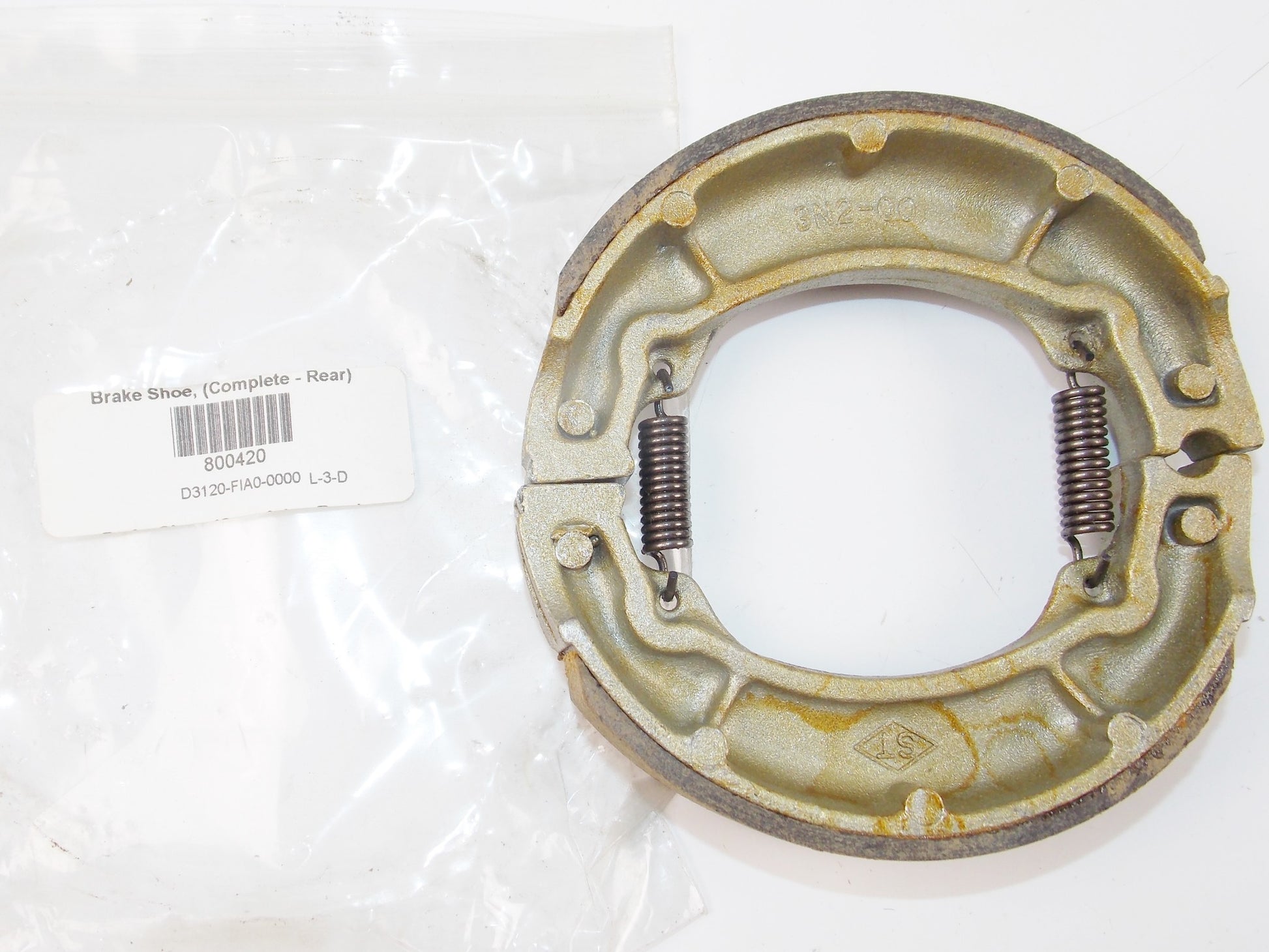 E-TON RASCAL/POLARIS/VIPER/YUKON/THUNDER BRAKE SHOE SET 800420 | D3120-FIA0-0000 - MotoRaider