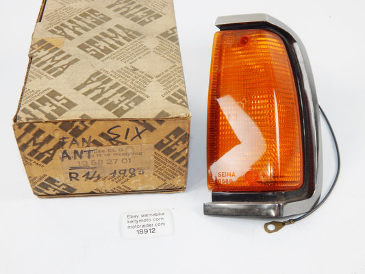 NOS 1980 RENAULT R14 FRONT LEFT SEIMA TURN SIGNAL LIGHT 10582701 VINTAGE - MotoRaider