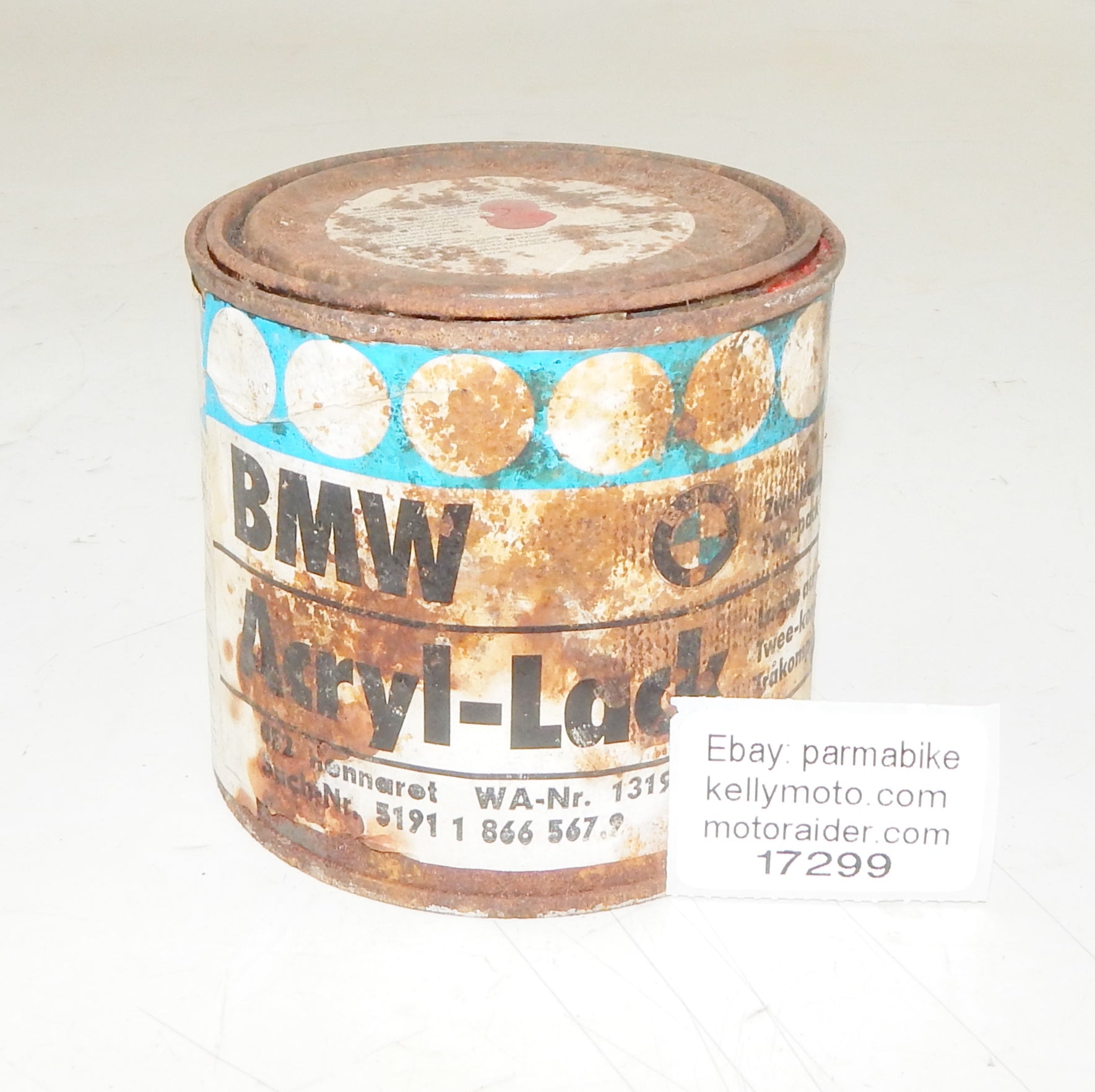 OEM BMW PAINT CAN 250ml 2-PACK ACRYLIC FINISH HONNARET 51911866567.9 - MotoRaider