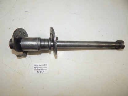 1981 BETA TRAIL 125 REAR WHEEL PIN BOLT AXLE SPACER CHAIN ADJUSTER VINTAGE ITALY - MotoRaider